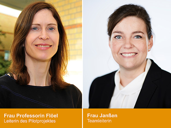 Frau Prof. Flöel und Frau Janßen Frau Prof. Flöel und Frau Janßen